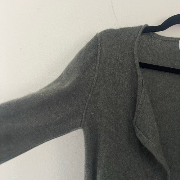 NOT SHY Sweater 100% Cashmere Size small  Duster Open Cardigan Made In France - Picture 6 of 10